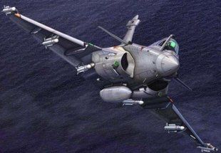 1/144 Rafale M французский истребитель (Trumpeter 03914) сборная модель