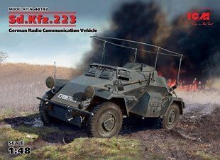 1/48 Sd.Kfz.223 германский связной бронеавтомобиль (ICM 48192), сборная модель