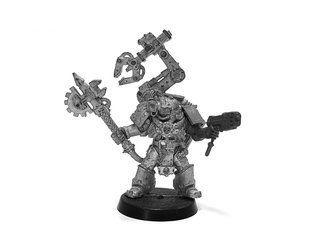 Техмарин із плазмапістолетом, мініатюра Warhammer 40k (Games Workshop), металева