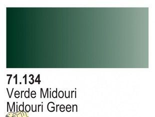 Vallejo Model Air 71134 Зеленый (Midouri Green) 17 мл
