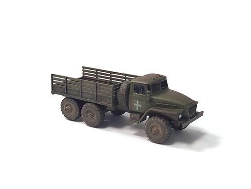 1/100 Вантажівка Урал-4320 Збройних сил України, готова модель, авторська робота