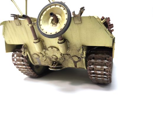 1/35 БРЕМ Bergepanzer V Panther з фігурами, готова модель, авторська робота