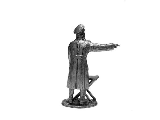 54мм Германский генерал, Вторая мировая война, коллекционная оловянная миниатюра