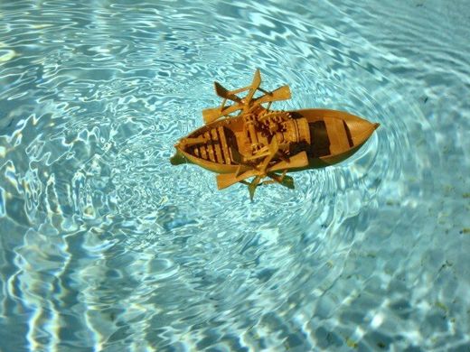 Leonardo da Vinci Paddle Boat (Academy 18130) действующая модель
