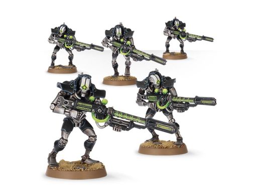 Necron Immortals / Deathmarks (некомплект), миниатюры Warhammer 40k (Games Workshop), сборные пластиковые