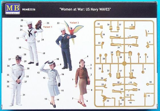 1/35 Women at War: US Navy Waves (Master Box 3556)