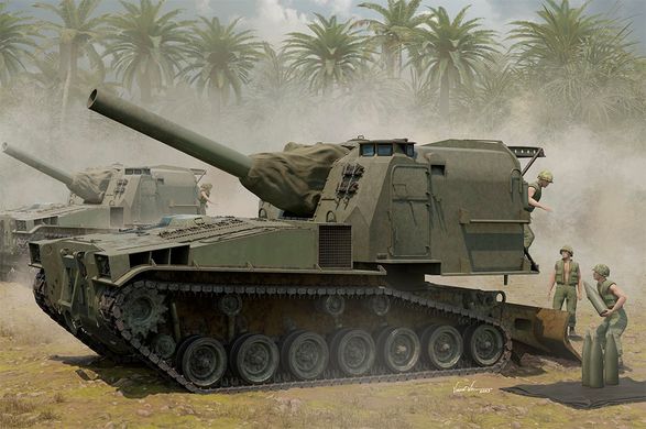 1/35 M55 американская 203-мм самоходная гаубица (I Love Kit 63548), сборная модель