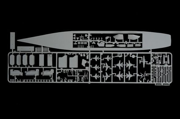 1/720 USS George H.W. Bush CVN-77 американський авіаносець (Italeri 5534) збірна модель