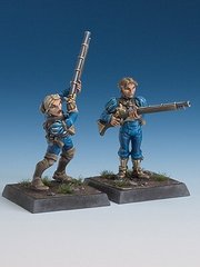 FreeBooTer Miniatures - Imperiale Arquebusiere # 3, two miniatures - FRBT-IMP 006