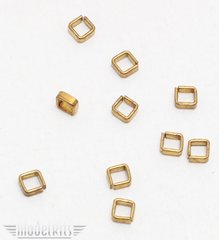 Квадратное латунное кольцо 2,5 мм, 10 шт Amati Modellismo 4004/25