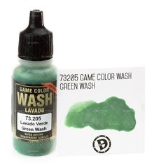 Game Color Wash GREEN (Vallejo 73205) Смывка акриловая, 17 мл