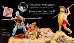 54mm Enemy at the Gate, Part II, фигуры и подставка, сборные неокрашенные, смола и металл (Time Machine Miniatures)
