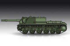 1/72 САУ СУ-152 поздняя, советская самоходная артиллерийская установка (Trumpeter 07130) сборная модель