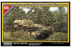 1/35 Sd.Kfz.140 Flakpanzer 38(t), начата сборка (Tristar 35035), сборная модель