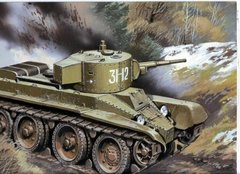 1/72 БТ-5 із циліндричною баштою, радянський колісно-гусеничний танк (UM Military Technics UMMT 360), збірна модель