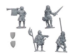 Средневековье (Medieval World) - Infantry Command (4) - Crusader Miniatures NS-CM-MEH006