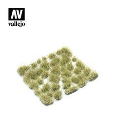 Пучки густой бежевой травы, высота 6 мм, лист 70х60 мм (Vallejo SC412 Wild Tuft Dense Beige)