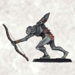 Mithrill Miniatures - Миниатюра 32 mm - Morgul orc archer - MTHRL-MM381