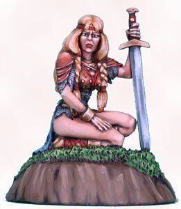 Elmore - Evening Rest - Female Warrior - Dark Sword DKSW-DSM1133