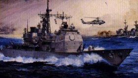 U.S.S. "Ticonderoga" 1:350
