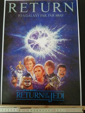 1/72 Star Wars Millennium Falcon, в комплекте краски, клей и плакат "Return of the Jedi" (Revell 05659), сборная модель