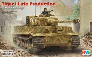 1/35 Pz.Kpfw.VI Ausf.E Tiger I позднего типа + инструмент для нанесения циммерита (Rye Field Model RFM RM-5015) сборная модель