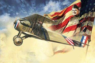 1/32 SPAD VII C.1 ескадрилії "Lafayette and USAAS", літак Першої світової (Roden 615) збірна модель