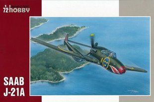 1/72 Saab J-21A шведский истребитель (Special Hobby 72215) сборная модель
