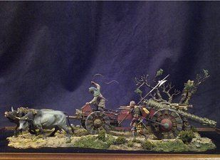 54 мм Артилерійська повозка ландскнехтів, 1525 рік