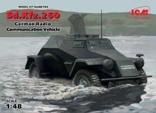 1/48 Sd.Kfz.260 германский бронеавтомобиль (ICM 48193), сборная модель