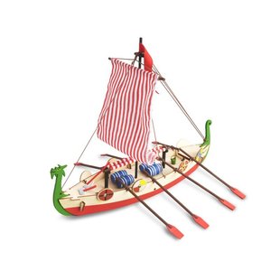 Drakkar (Viking Boat) Збірна дерев'яна модель для дітей 6+ (Artesania Latina 30506 Junior Collection Wooden Kit)