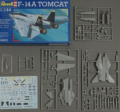 1/144 Grumman F-14A Tomcat + клей + краски + кисточка (Revell 64021)