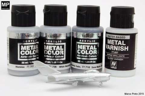 Vallejo Metal Color: Jet Exhaust (32ml)