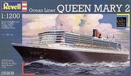 1/1200 Queen Mary 2 океанський лайнер (Revell 05808), збірна модель
