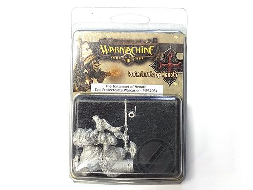 Testament of Menoth, Epic Warcaster, Protectorate of Menoth, мініатюра Warmachine (Privateer Press Miniatures PIP32033), збірна металева