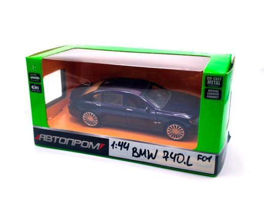 1/43 Автомобіль BMW 740.L (F01) на українських номерах (Автопром), готова металева модель