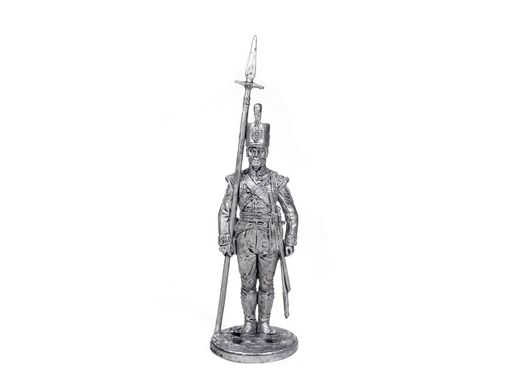 54 мм Сержант роты 4-го собственного полка короля, Великобритания 1802-06 годов (EK Castings NAP88), коллекционная оловянная миниатюра