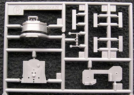 1/350 IJN Shimakaze пізнього типу, японський ескадрений міноносець (Hasegawa 40029), збірна модель