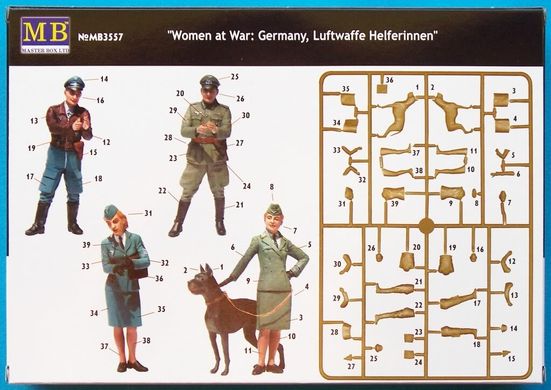 1/35 Women at War: Germany, Luftwaffe Helferinnen (Master Box 3557)