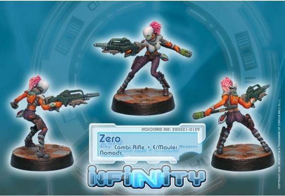 Zero, миниатюра Infinity (Corvus Belli 280521-0129), сборная металлическая