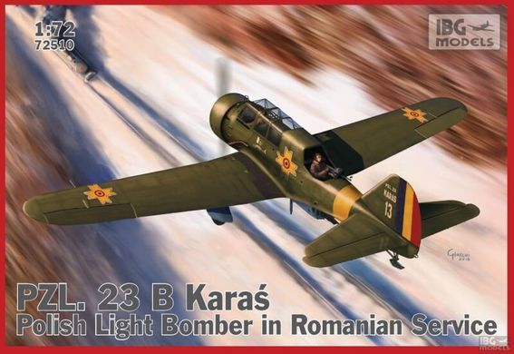1/72 PZL.23B Karas на службе ВВС Румынии (IBG Models 72510) сборная модель