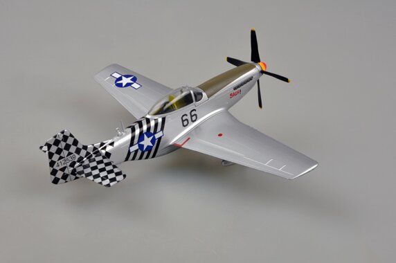 1/48 North American P-51K Mustang 6 Air Commando Squadron 1ACG India, 1945 год, готовая модель (EasyModel 39305)