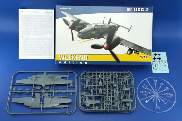1/72 Messerschmitt Bf-110G-2 -Weekend Edition- (Eduard 7421) сборная модель