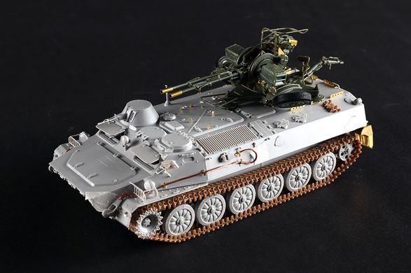 1/35 Тягач МТ-ЛБ с зенитной пушкой ЗУ-23-2 (Trumpeter 09618), сборная модель