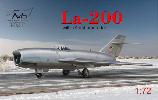 1/72 Лавочкин Ла-200 с радаром "Коршун" реактивный самолет (AviS 72014) сборная модель