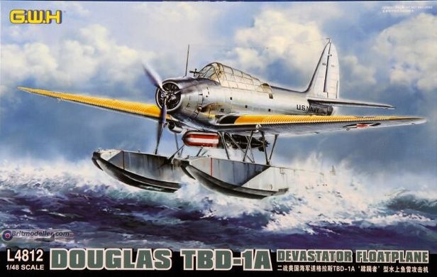 1/48 Douglas TBD-1A Devastator на поплавках (Great Wall Hobby L4812) сборная модель
