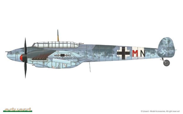 1/72 Messerschmitt Bf-110G-2 -Weekend Edition- (Eduard 7421) сборная модель