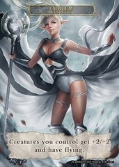 Emblem Elspeth Sun's Champion #3 Token Magic: the Gathering (Токен) GnD Cards