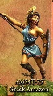 54 мм Греческая амазонка (Amazon greek)