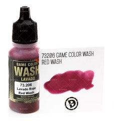 Game Color Wash RED (Vallejo 73206) Смывка акриловая, 17 мл